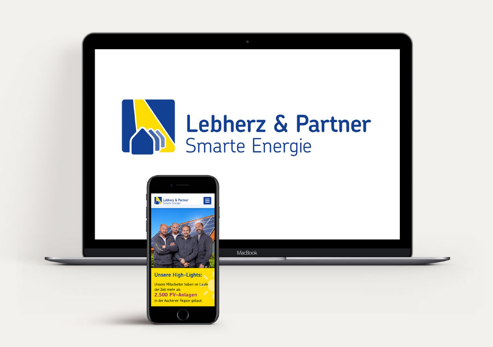Lebherz & Partner Logorelaunch & Website
